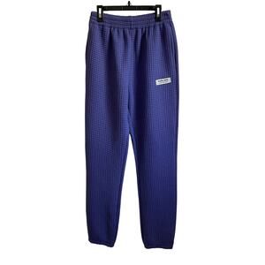 Adika Quilted Full Length Cotton Joggers - Size Small - NEW